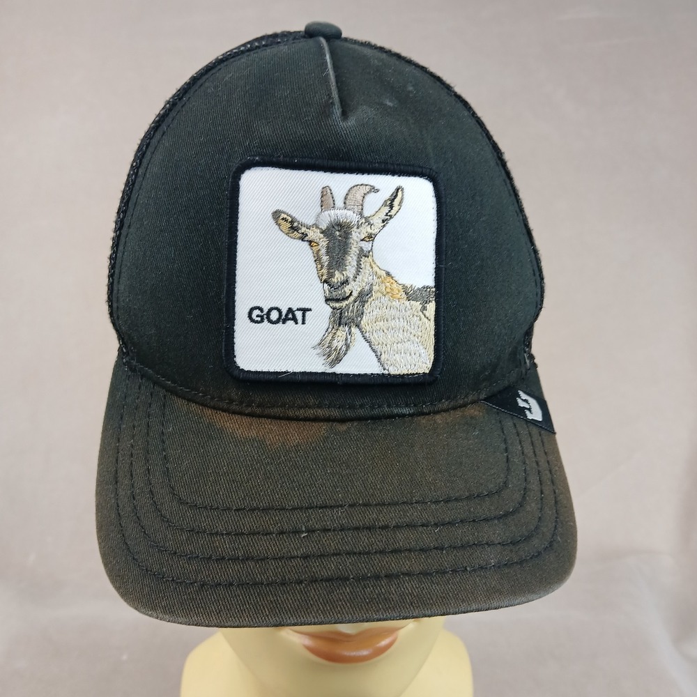Goorin Bros Goat Mens Trucker Cap Extreme Wear Black